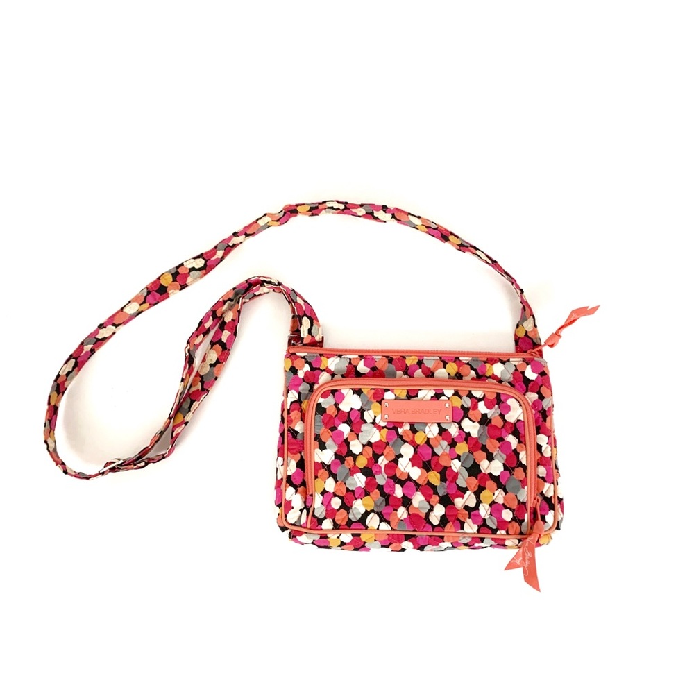 Vera Bradley Pixie Confetti Crossbody Bag Purse - Picture 2 of 8